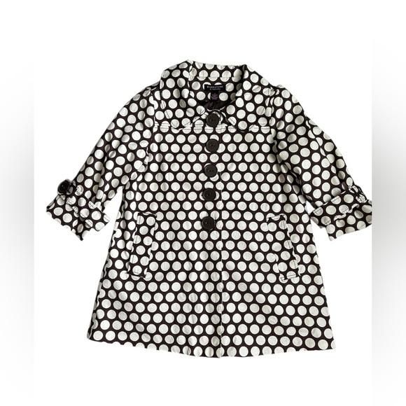 Signature by Robbie Bee women’s polka dot lightweight jacket size 8 - Picture 5 of 13